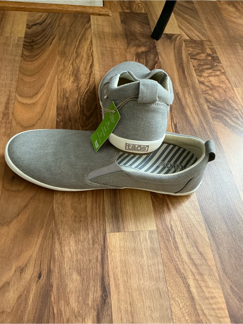 Taos Footwear Women's Slip-On Loafers in Light Gray